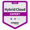 Rackspace Hybrid Cloud Expert Badge